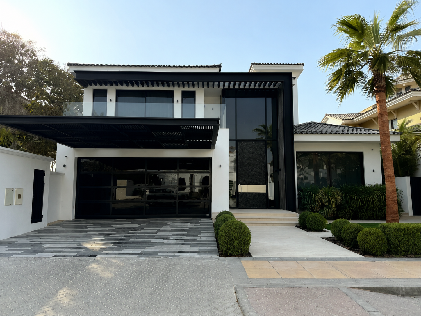 Palm Jumeirah villa renovation exterior by King Quality Contracting in Dubai